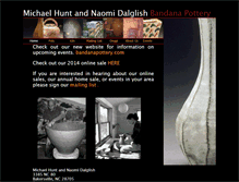 Tablet Screenshot of michaelhuntpottery.com